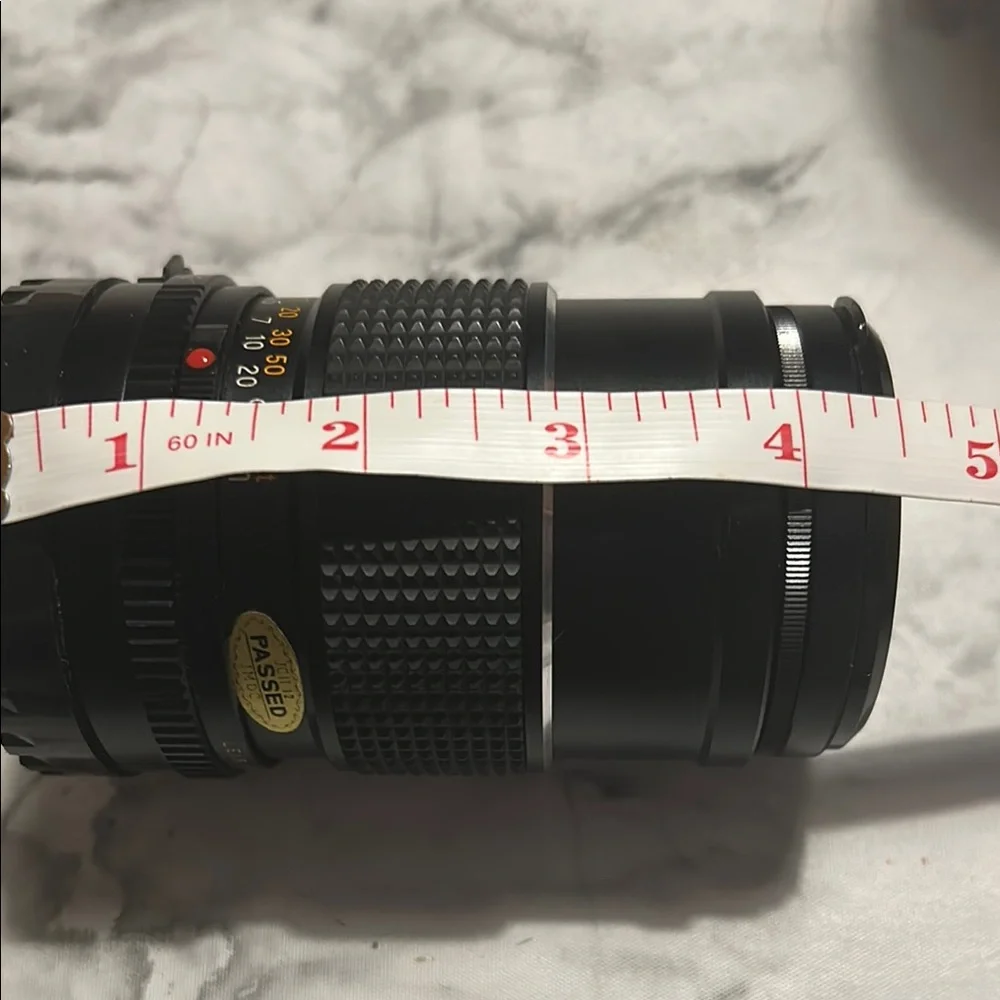 vintage Mamiya Black Camera Lens, 150mm F4 with case